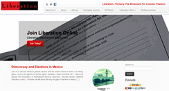 Desktop Screenshot of liberationorg.co.uk